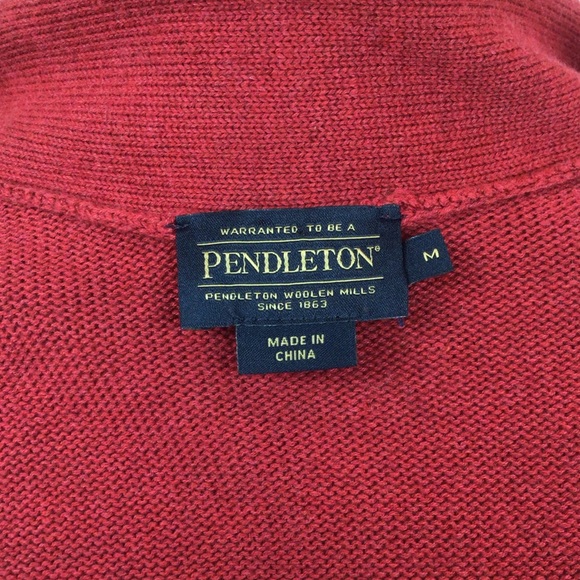 Pendleton USA Aztec Wool Blend Open Cardigan - Picture 9 of 11